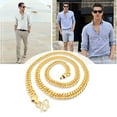thumbnail image 4 of Collar Básico,Collar De Cadena Básico Simple Exagerado Para Hombres Diseño Elevado, 4 of 8