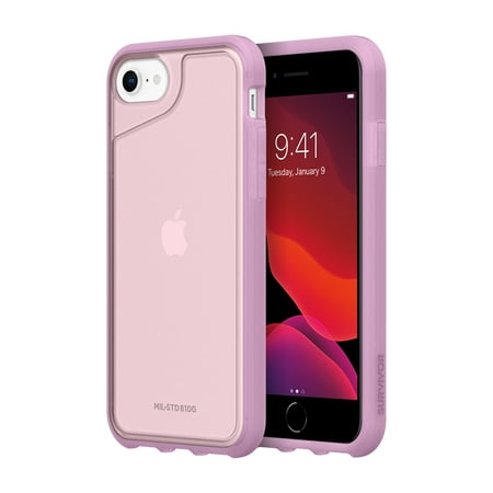 Survivor Strong Case for iPhone SE (2020) & iPhone 8/7/6/6s - Rose Quartz/Cloud Pink