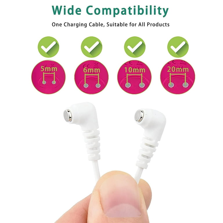Bicmice Fast Magnetic Charger Cord for Rose Devices and Massagers, DC Cable  with 2-Magnet Connector - Walmart.com