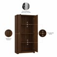thumbnail image 6 of Bowery Hill Tall Bathroom Cabinet in Modern Walnut - Engineered Wood, 6 of 6