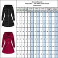 thumbnail image 2 of Women's Long Hooded Jacket Autumn And Winter Long Sleeve Gothic Punk Printed Warm Jacket Women's Street Zipper Sweatshirt Jacket, 2 of 6