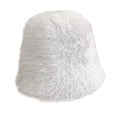 thumbnail image 1 of Sombrero de pescador de moda, térmico, informal, suave, para otoño, para acampar, senderismo, para mujer. Blanco, 1 of 9