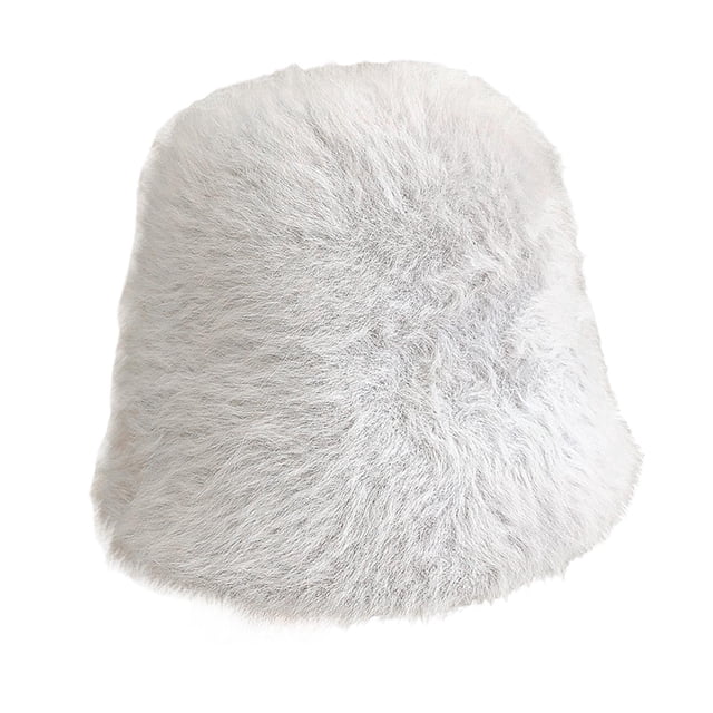 Sombrero de pescador de moda, térmico, informal, suave, para otoño, para acampar, senderismo, para mujer. Blanco