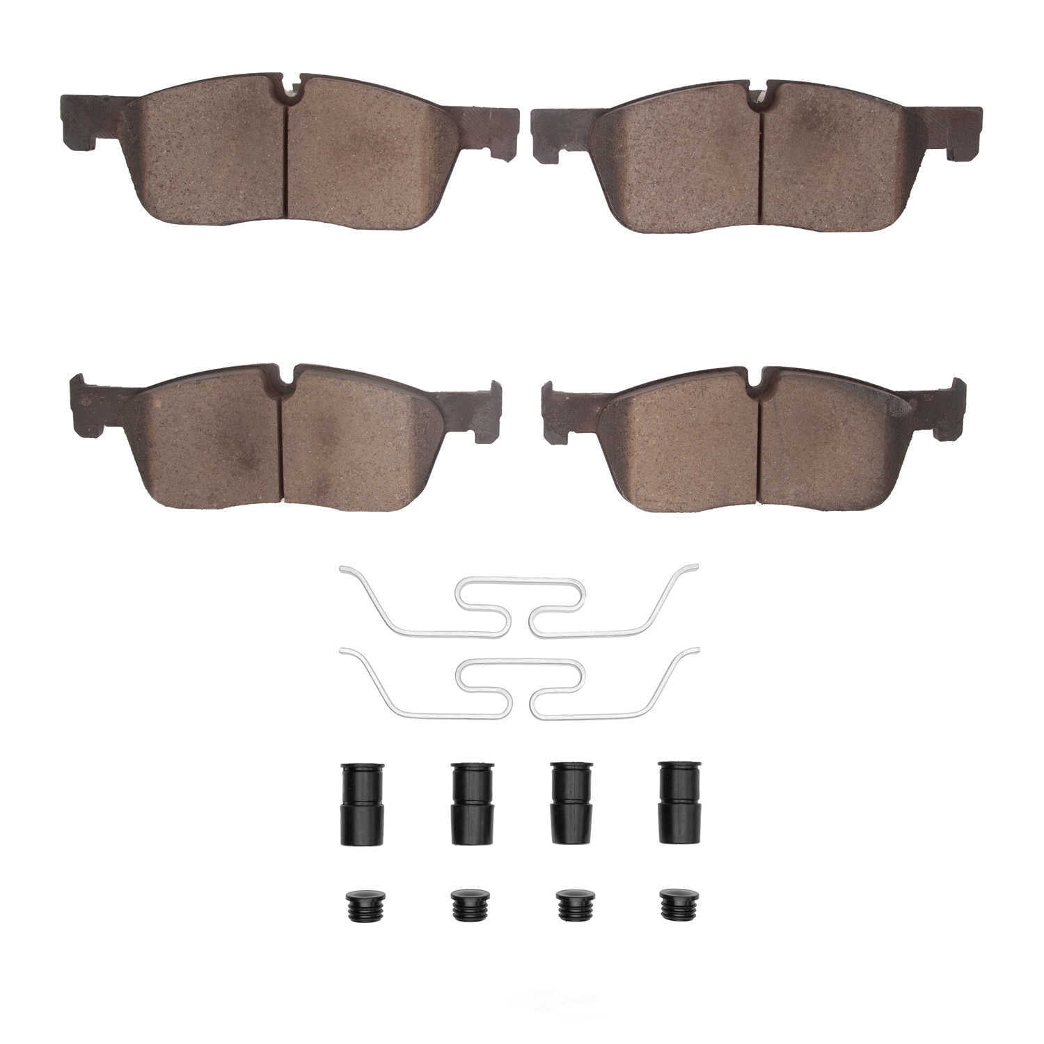 Dynamic Friction Company 1551-1838-01 DFC 5000 Advanced Brake Pads - Ceramic and Hardware Kit - OE