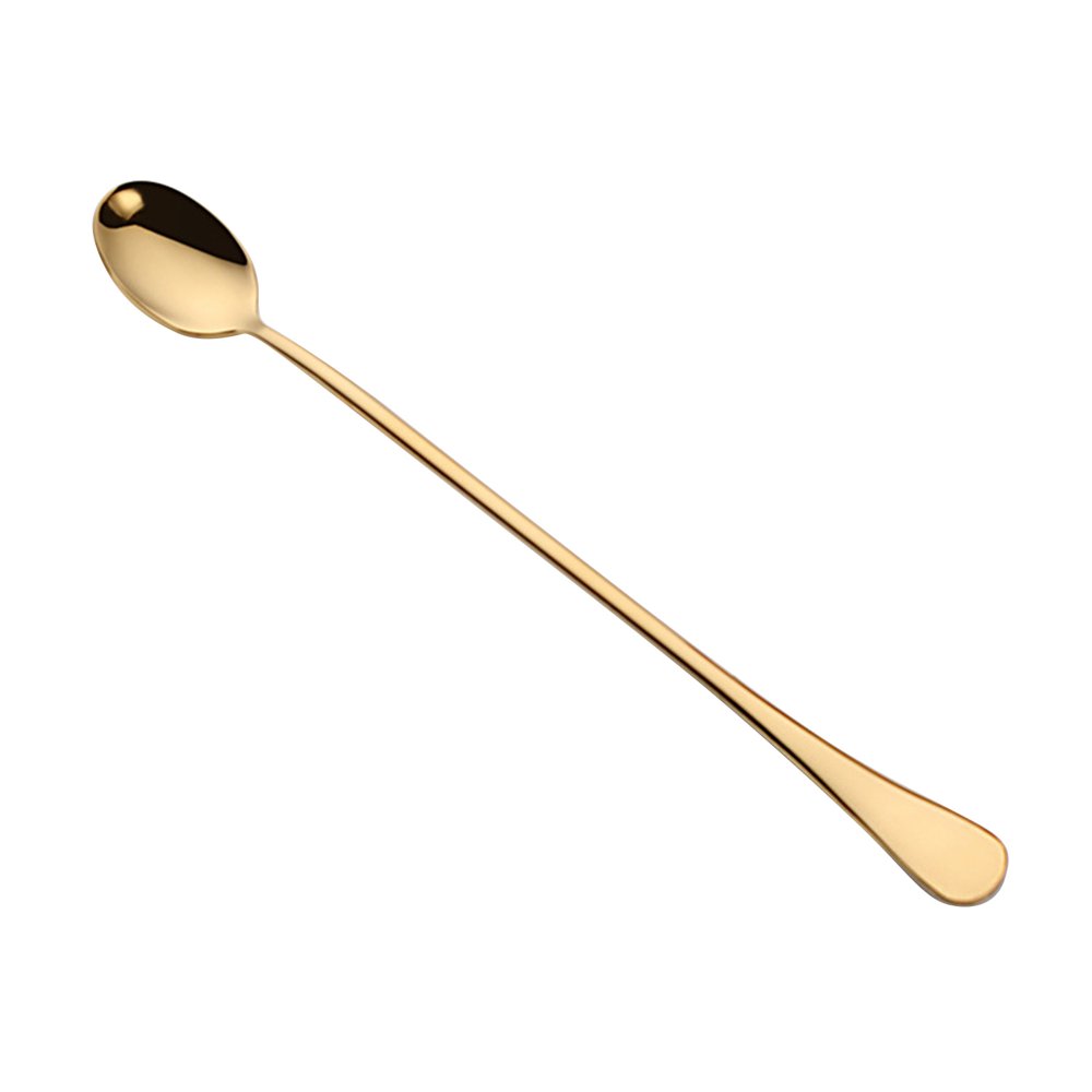 Meterk 9inch Iced Tea Spoon Stainless Steel Long Handle Spoon