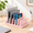 Pink, variant on Pink 3-Slot Vertical ABS Plastic Laptop Stand 5-in-1 Adjustable Desk Organizer