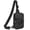 Black, variant on Small Sling Bag for Men, Tactical Inspired Waterproof Utility  Mini Crossbody Chest Bag for Travel Work Sport (Black)