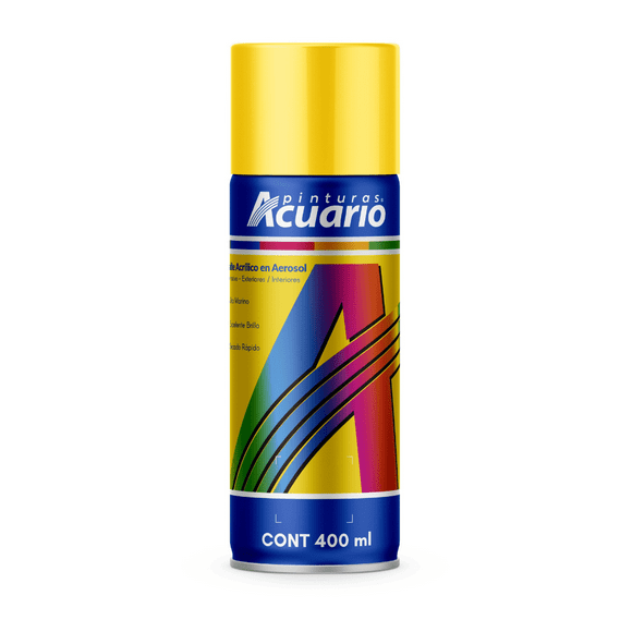 Pintura En Aerosol Acuario 400 Ml Amarillo Limón