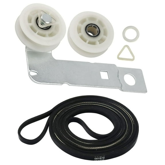 661570 & 279640 & W10837240 Dryer Idler Pulley Belt Kit for Whirlpool ReplacementTAPDRA Spare Part
