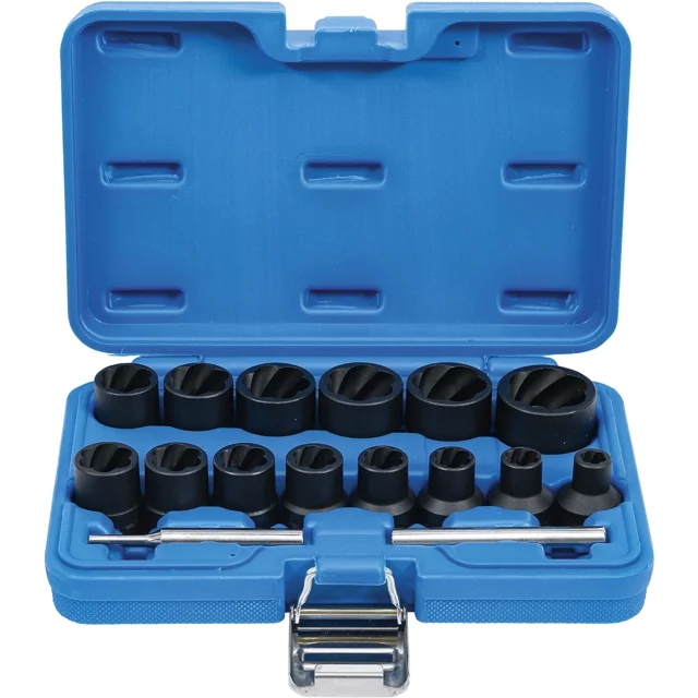 Juego de DADOS EXTRACTORES en espiral BGS 5269 1/2 8-27 MM