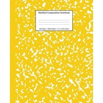 Young Dreamers Press Marble Notebooks Wide Ruled Composition Notebook, 7.5 in x 9.25 in