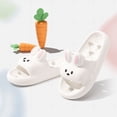 thumbnail image 5 of ibiyuan Bedroom Slippers Women Jelly Slides for Women Non Open Toe Cute Sandals for Women Elegant Womens Beach Shoes for Beach,travel,water or Poolside, 5 of 9