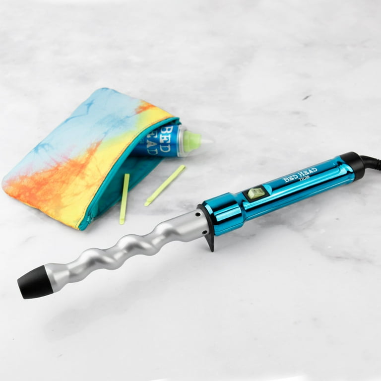 Bed Head Curlipops 1 Tourmaline Ceramic Spiral Curling Wand Turquoise