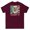 Maroon, variant on Unisex classic tee Printed in Back US Flag and Eagle Choose from 60 Designs (Royal, XL)