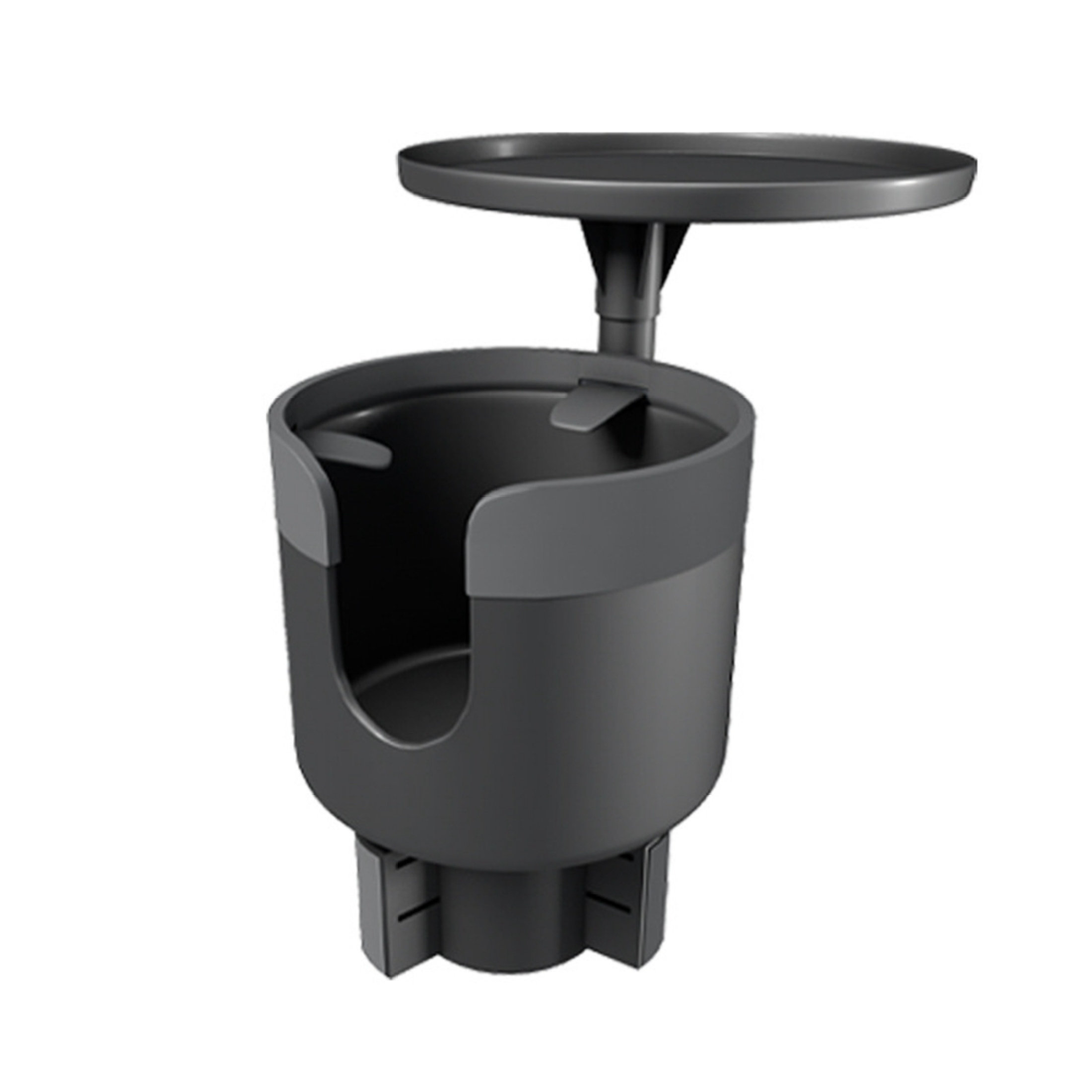 MoreChioce Car Cup Holder Expander with Attachable Tray 360 Degree