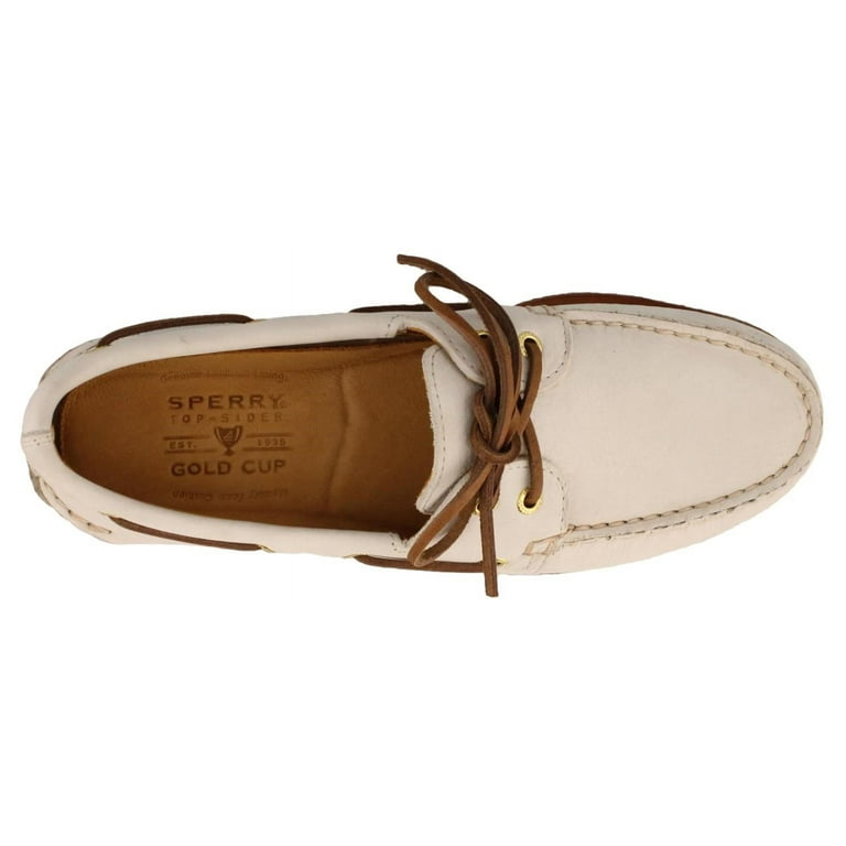 Sperry gold cup white best sale