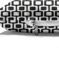 thumbnail image 4 of Abstract Art Pet Bed, Modern Surreal Curvy Labyrinth Style Geometric Stripe Graphic Design, Resistant Pad for Dogs and Cats Cushion with Removable Cover, 24" x 39", Charcoal Grey White, by Ambesonne, 4 of 4