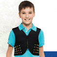 thumbnail image 3 of Power WearHouse Veste de Compression pour Enfants Autistes, TDAH et Trouble Sensoriel (m) Noir, 3 of 4