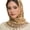 C, variant on Elegant Fringed Lace Mantilla Veils for Catholic Church Vintage Mass Headcover Muslims Hijab Veils Head Scarf for Wedding