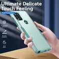 thumbnail image 3 of Compatible for Moto G Stylus 5G Case,Hard Back & Soft TPU Dual Layer Design,Slim Cover,Anti-Scratch Phone Case,Full Body Shockproof Protective for Moto G Stylus 5G Case 2021 (Green), 3 of 13