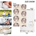 thumbnail image 6 of Dreamtimes Retro Gang Pattern Bathroom Towels 2 Pieces 16×28 inches, Cotton Bath Towel Water Absorbent Lightweight Quickdry Towels for Bathroom Ktichen Travel Gym, 6 of 7