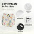 thumbnail image 6 of Haiem Flower Color Rabbit Women's 2 in 1 Running Shorts - Lightweight Athletic Workout Gym Yoga Breathable Sports Shorts Liner with Phone Pockets-XX-Large, 6 of 9