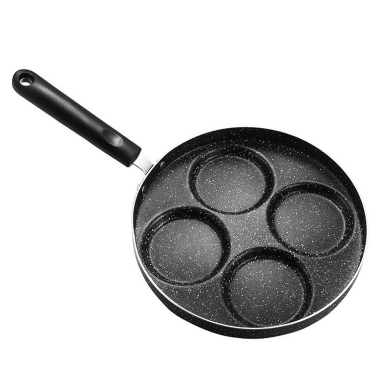 Sartén Antiadherente de 4 Compartimientos / Non-Stick 4 Hole Breakfast  Cooking Skillet