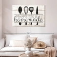 thumbnail image 2 of Elephant Stock Happiness Is Homemade Kitchen Tools Wall Art - Horizontal Canvas Wall Art - Living Room Wall Decor - Wall Signs Canvas - Beige And Black Decor - 45" x 30", 2 of 4