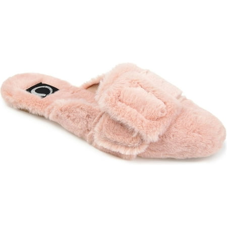 

Journee Collection Womens Faux Fur Eara Slipper 11 Blush