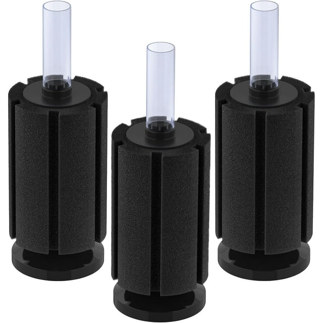 Aquarium Bio Sponge Filter Quiet Betta Fry Shrimp and Small Fish Foam Filter for Fish Tanks up to Gallons