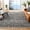 Charcoal, variant on SAFAVIEH Casablanca Gorden Geometric Shag Area Rug, Charcoal, 5' x 8'