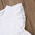 thumbnail image 6 of Bagilaanoe 2pcs Little Girls Long Pants Set Sleeveless Ruffle Shirt Tops + Jeans Denim Trousers 2T 3T 4T 5T 6T 7T Kids Casual Outfits, 6 of 6