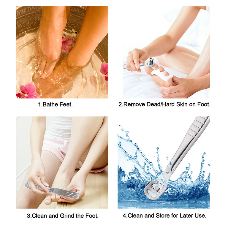 Callus Shaver, Foot Shaver Callus Remover for Feet Hand Care with Foot File,  10pcs Blades, Foot
