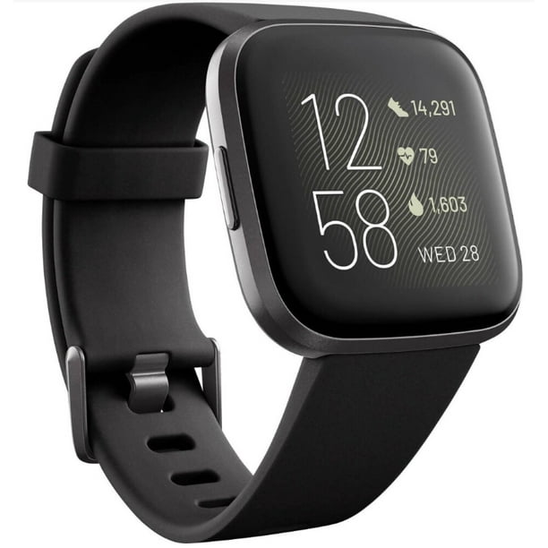 Reloj inteligente Fitbit Versa 2 con Amazon Alexa - Negro