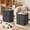 Multicolor, variant on Large Zippered Storage Bin 50*60*70cm for Moving Quilts Bedding Clothes Heavy Duty Non Woven Fabric Organizer with Reinforced Handles Fits Under Bed Closet Storage Unit