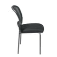 thumbnail image 3 of Office Star Reception Chair with ProGrid Back in Coal, Armless, Titanium Finish, 3 of 3
