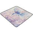 thumbnail image 7 of WOBOGO Blue Birds Pink Flowers Baby Playmats Extra Large Waterproof Rollable Activity Pads for Toddlers 50×50inch, 7 of 7