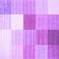 thumbnail image 1 of Ahgly Company Indoor Square Checkered Purple Modern Area Rugs, 8' Square, 1 of 4