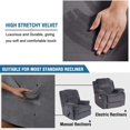 thumbnail image 3 of POINTERTECK Housse de Fauteuil Inclinable en Velours Extensible 1 Pce Housse de Fauteuil Inclinable Protecteur pour Fauteuil Inclinable-Bleu Paon, 3 of 7