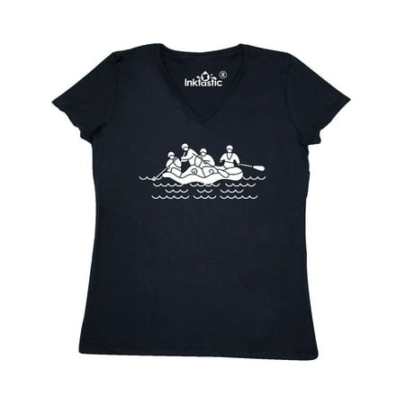 Whitewater Rafting Sports Women's V-Neck T-Shirt