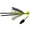 Therapist Chartreuse, variant on Leland's Lures Fin Spin Pro Series 2pc Pack 1/16oz Candy Corn Orange