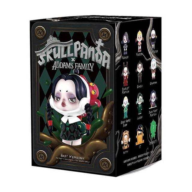 Caja sorpresa de juguetes de la serie POP MART Skullpanda x The Addams Family 2025, caja misteriosa, figura misteriosa, modelo sorpresa, regalo de cumpleaños