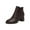 Brown, variant on Fesfesfes Women Boots Boots Retro Thick Heel High Heel Shoes Boots Plus Size Zipper Boots 7(39)