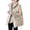 Champagne, variant on Lohuatrd Women Autumn Winter Loose Fit Waistcoat Stand Collar Sleeveless Zipper Placket Pockets Vest Cotton-padded Outwear