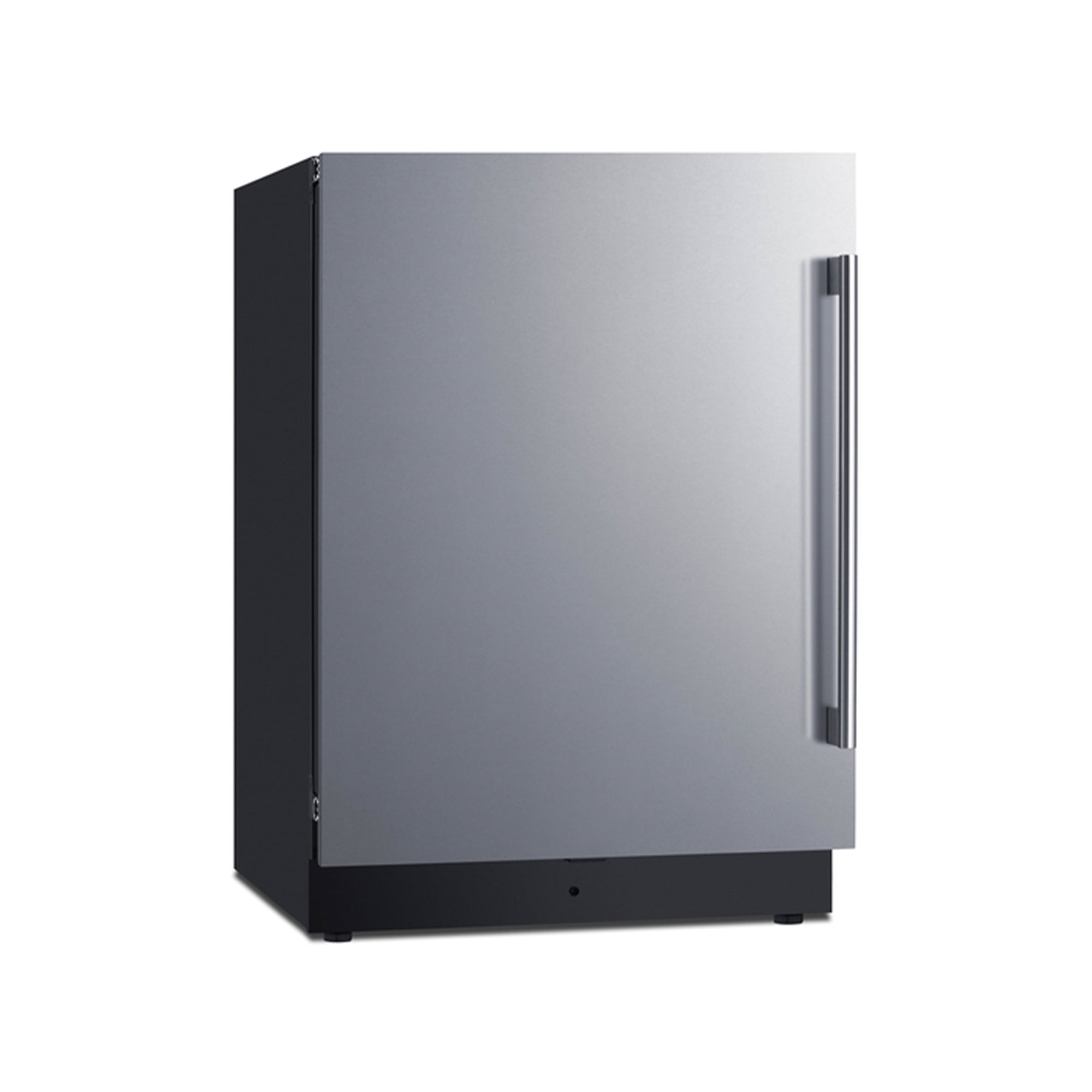 Summit 24 Inch Refrigerator Freezer, Undercounter, 3.2 cu.ft Capacity, Stainless Steel- FFRF5IMLHD (Left Handed Door Swing)