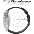 thumbnail image 6 of KOMI Strap Compatible with Gear S3/Gear S3 Classic/Galaxy Watch 46mm/Gear S3 Frontier/Gear 2 R380/Neo R381, Classic Genuine Leather Watch Band Strap for Gear S3, 6 of 8