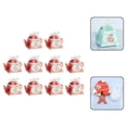 thumbnail image 1 of 10 Pcs Boîtes à Bonbons en Papier Bords Lisses Forme Rétro pour Fête, 1 of 8