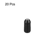 thumbnail image 3 of Uxcell Ball Point Set Screws, M3 x 6mm High Carbon Steel Metric Spring Hex Socket Grub Screw 20 Pack, 3 of 7