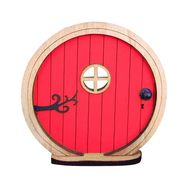 Ramiter Miniature Doors For Trees Outdoor Miniature Door For Tree Decoration Garden Accessories