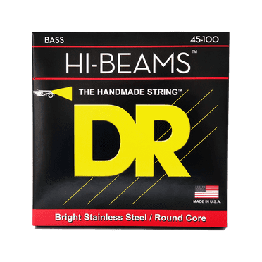 DR Strings MLR45 Hi-Beam Medium Lite Electric Bass 4 String Set (45-100)